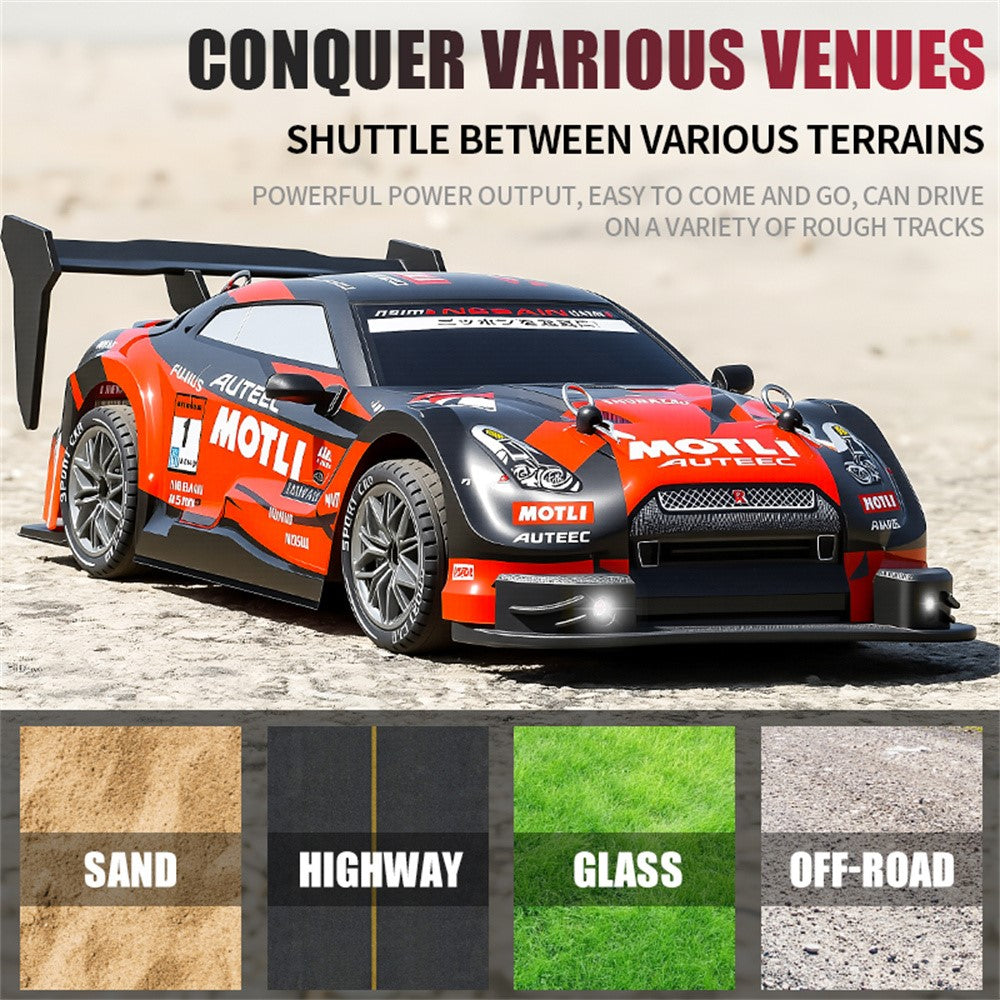 8821 1:24 4WD Drift Racing Car High Speed RC Car 2.4GHz Remote Control Vehicle for Kids Adults