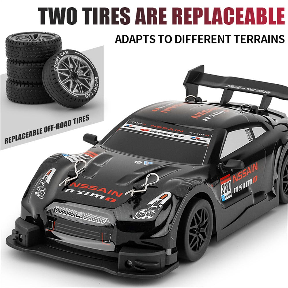 8821 1:24 4WD Drift Racing Car High Speed RC Car 2.4GHz Remote Control Vehicle for Kids Adults