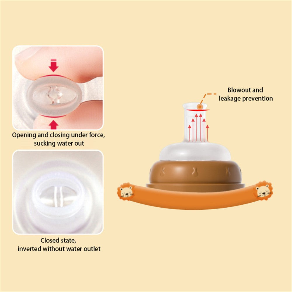 300ml Baby Bottle Temperature Control Scale Baby Feeding Silicone Teat Bottle ST (BPA-Free, NO FDA Certification)