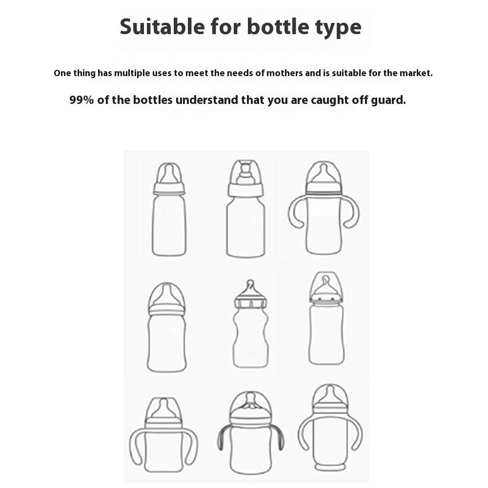 Portable Bottle Warmer Outdoor Baby Milk Heater Travel Feeding Insulation Bag Size L  /  EU Plug