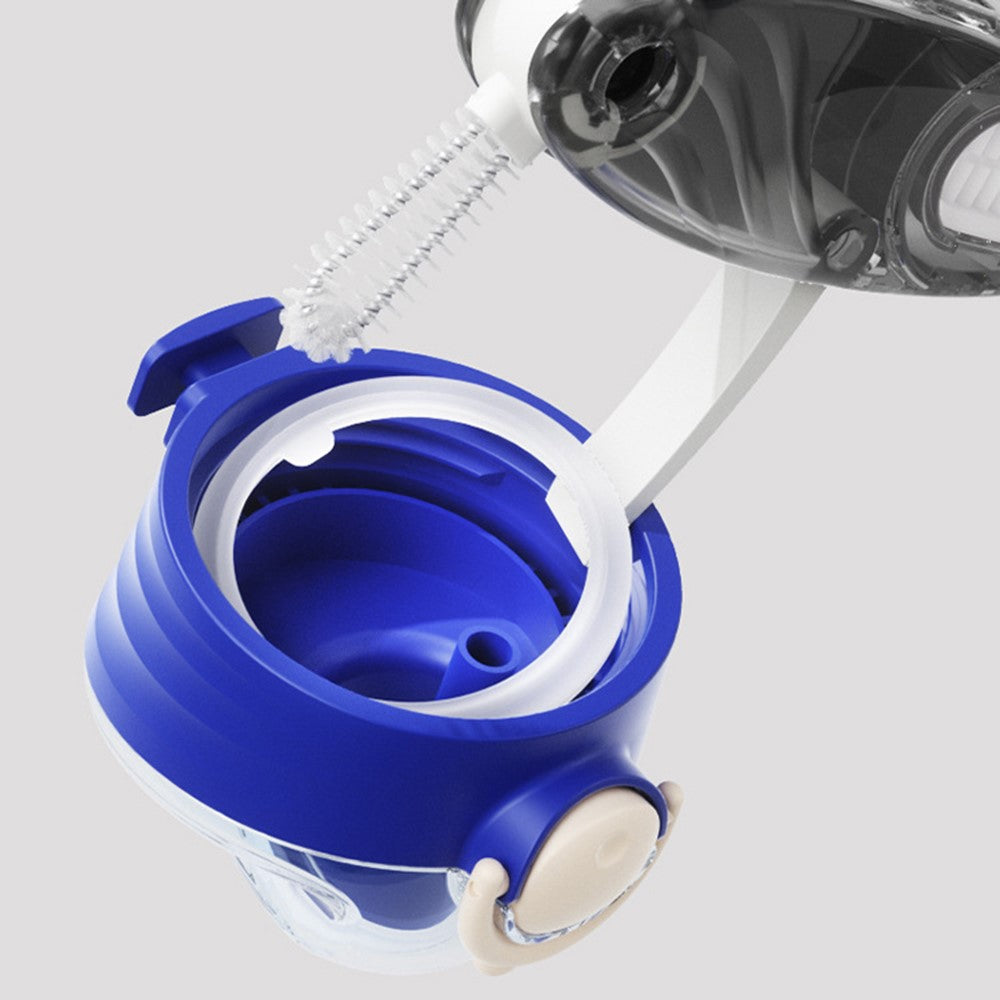 U-Shape 4-in-1 Multifunctional Cup Lid Brush Crevice Cleaning Brush Portable Feeding Bottle Brush