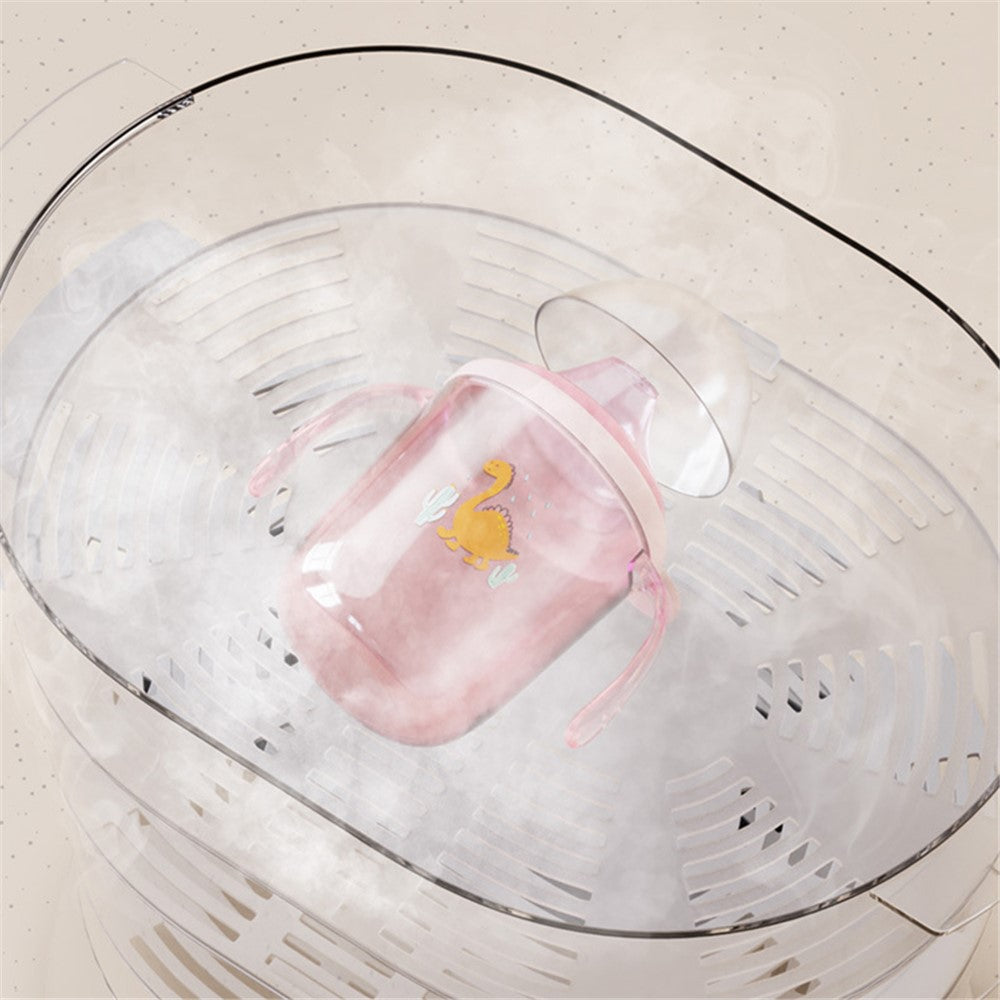 250ml Baby Feeding Cup Children Learn Drinking Bottle with Handles ST (BPA Free, No FDA Certificate)