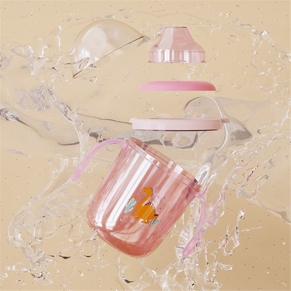 250ml Baby Feeding Cup Children Learn Drinking Bottle with Handles ST (BPA Free, No FDA Certificate)