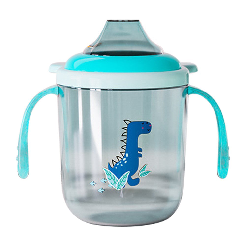250ml Baby Feeding Cup Children Learn Drinking Bottle with Handles ST (BPA Free, No FDA Certificate)