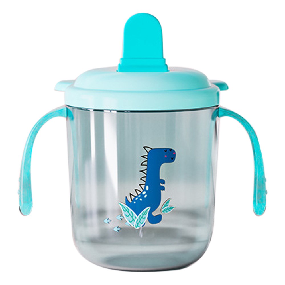 250ml Baby Feeding Cup Children Learn Drinking Bottle with Handles ST (BPA Free, No FDA Certificate)