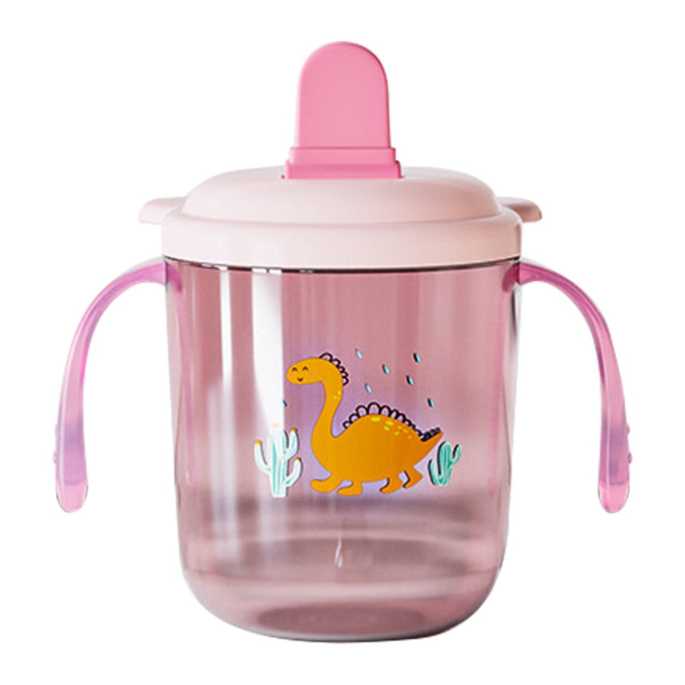 250ml Baby Feeding Cup Children Learn Drinking Bottle with Handles ST (BPA Free, No FDA Certificate)