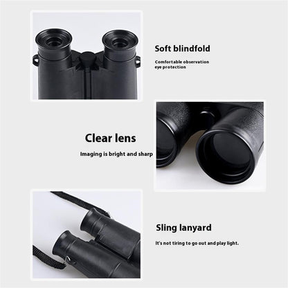 LZ032 Children Binoculars Portable Telescope for Outdoor Exploration / Science Learning / Nature Observation
