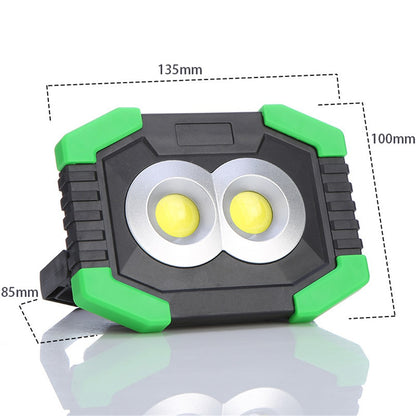 20W 400LM Portable LED Spotlight Floodlight Battery Powered Outdoor Camping Work Lamp
