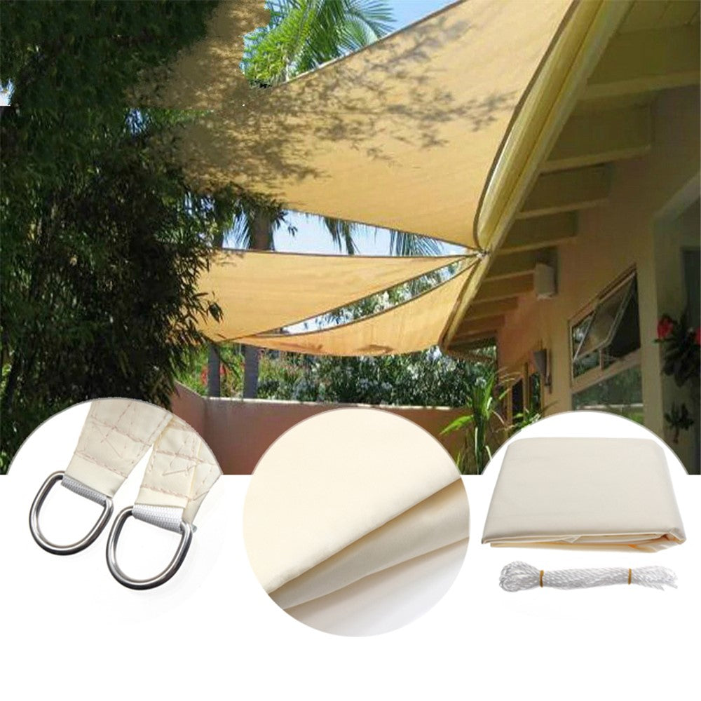 Breathable Sun Shade Sail UV Protection Triangle Sail, Size: 3.6 x 3.6 x 3.6m