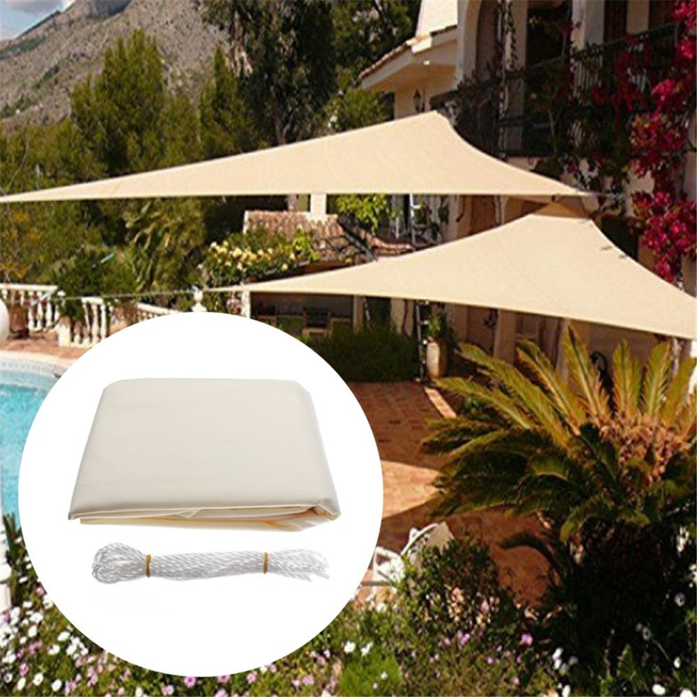 Breathable Sun Shade Sail UV Protection Triangle Sail, Size: 3.6 x 3.6 x 3.6m