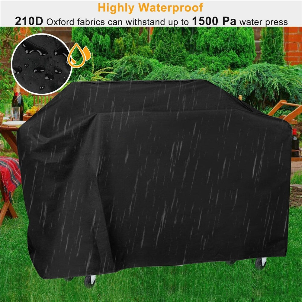 Waterproof BBQ Cover Outdoor Dustproof 210D Oxford Cloth Barbecue Grill Stove Protective Cover