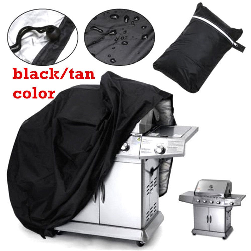 Waterproof BBQ Cover Outdoor Dustproof 210D Oxford Cloth Barbecue Grill Stove Protective Cover