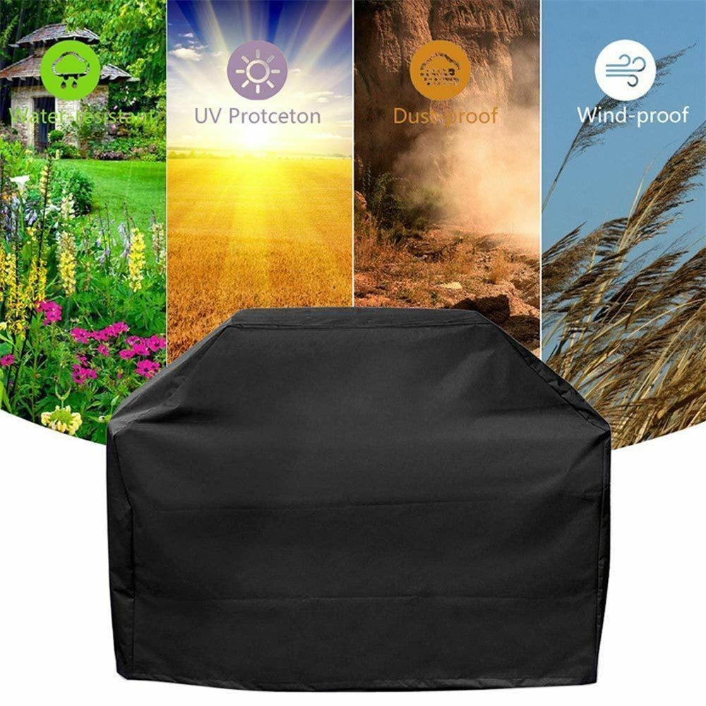 Waterproof BBQ Cover Outdoor Dustproof 210D Oxford Cloth Barbecue Grill Stove Protective Cover