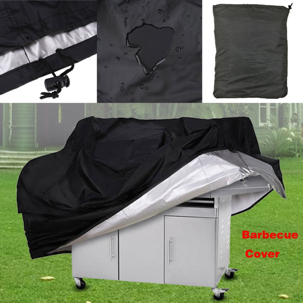 Waterproof BBQ Cover Outdoor Dustproof 210D Oxford Cloth Barbecue Grill Stove Protective Cover