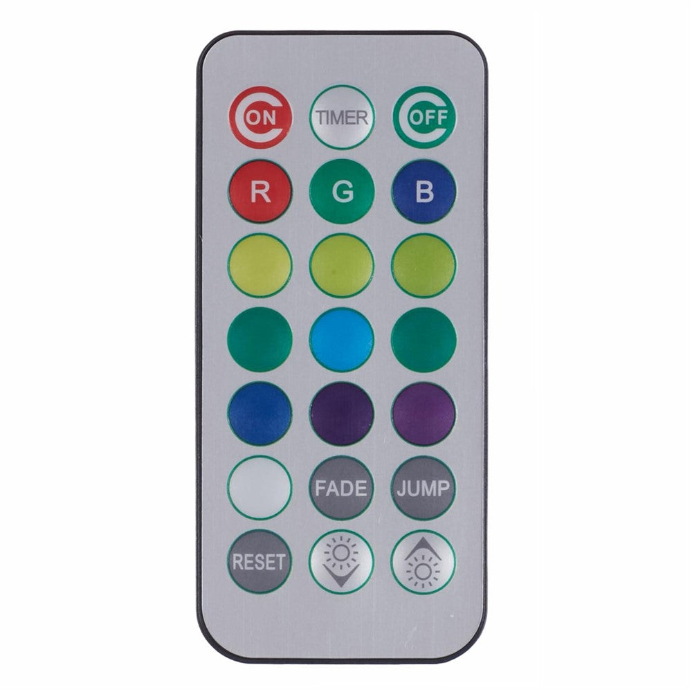 10Pcs 3cm Submersible RGB Color LED Light Lamp Waterproof Underwater Light with 2 Remote Controls for Vase Fishtank Wedding