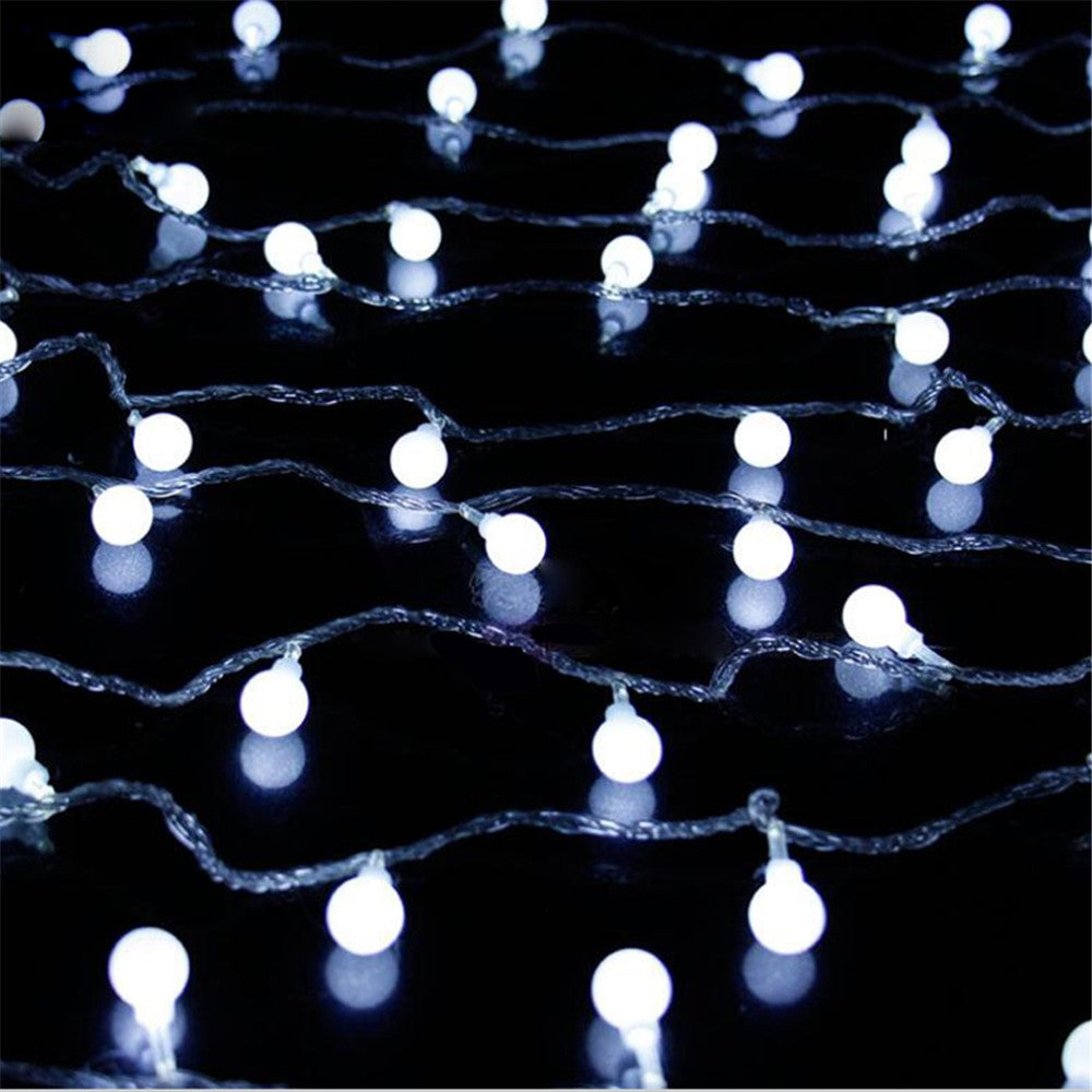 80-LED 10m Ball Shape String Light Battery Powered Fairy Light for Home Party Festival