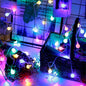 80-LED 10m Ball Shape String Light Battery Powered Fairy Light for Home Party Festival