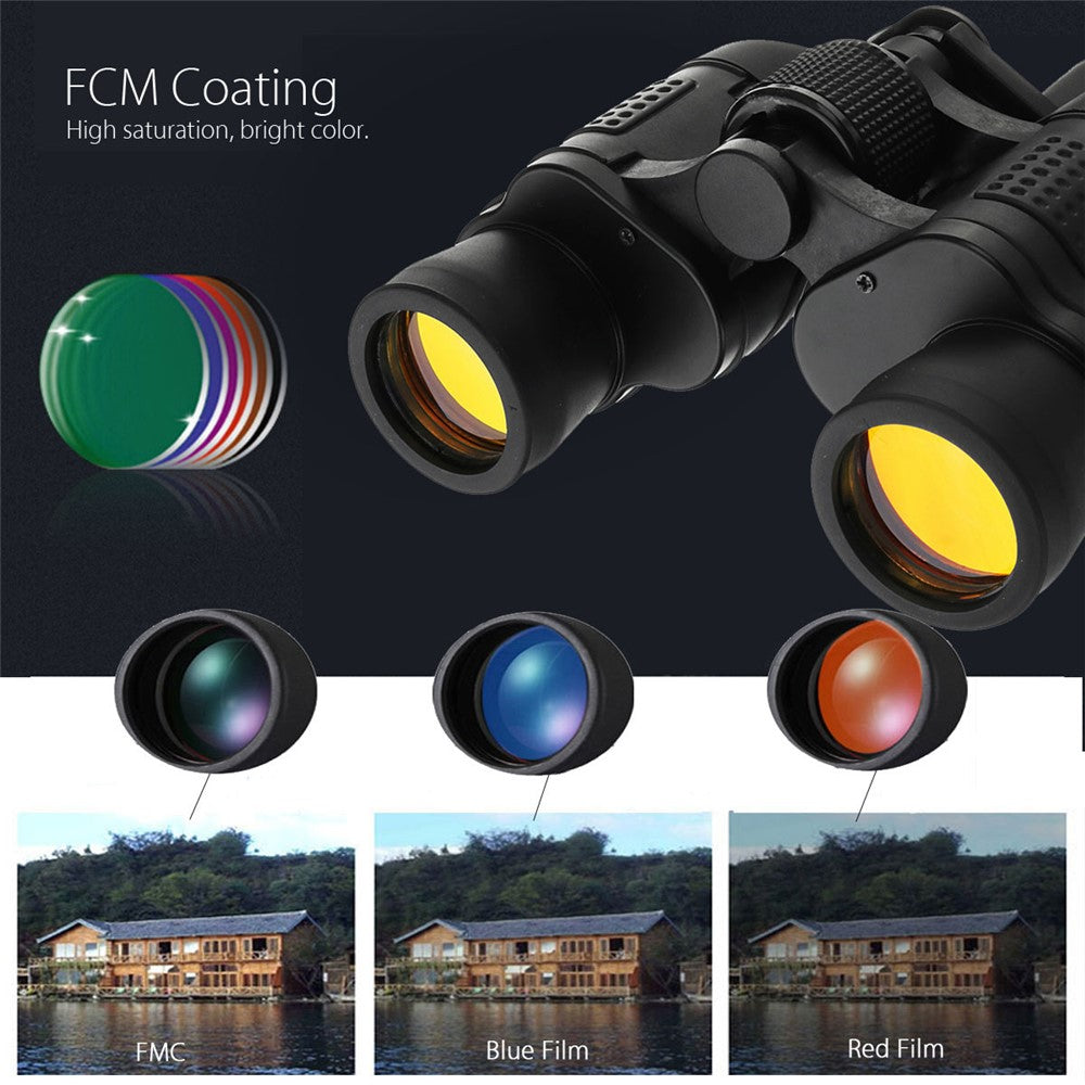 Night Vision 60x60 3000M HD Hunting Binoculars Telescope with Coordinates