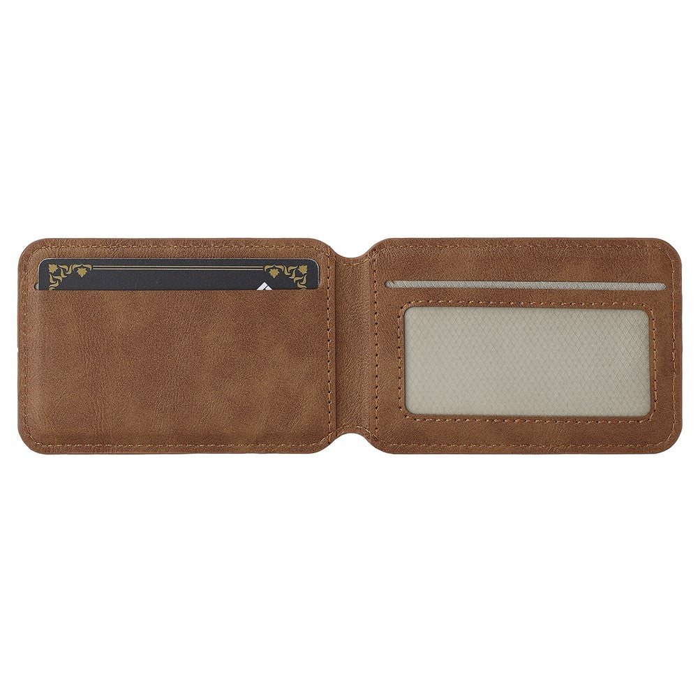LC.IMEEKE Phone Magnetic Card Holder RFID Blocking Card Slots Leather Kickstand