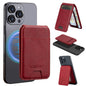 LC.IMEEKE Phone Magnetic Card Holder RFID Blocking Card Slots Leather Kickstand