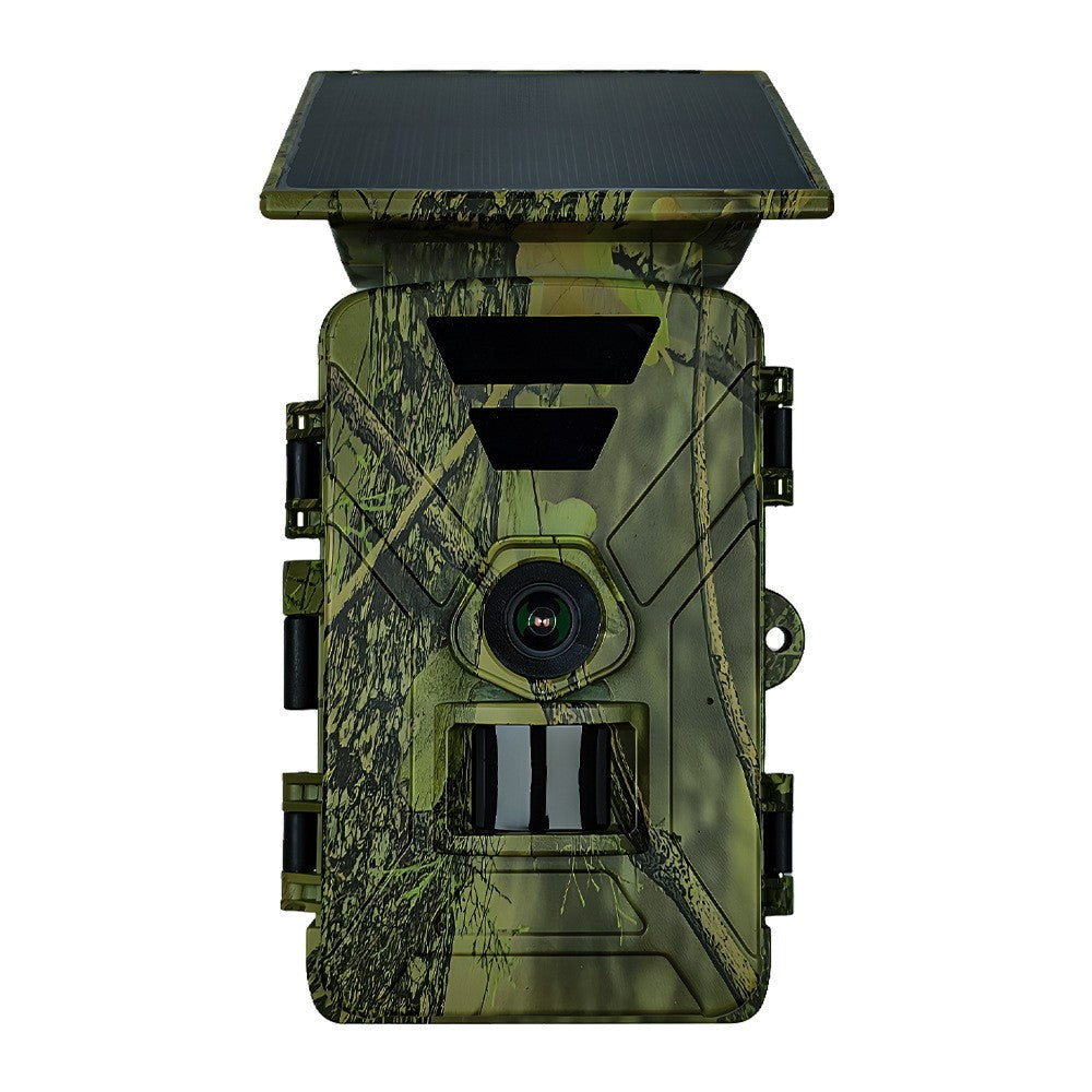 PR903W Solar Trail Camera, 8K 60MP WiFi APP Hunting Camera IR Night Vision Trail Cam IP66 Waterproof for Wildlife Monitoring