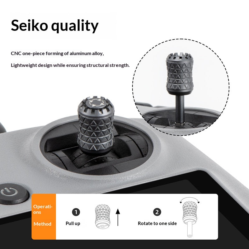 STARTRC 2Pcs For DJI RC 2/RC Pro 2 Remote Control with Screen Aluminum Alloy Joysticks Replacement Thumb Rockers