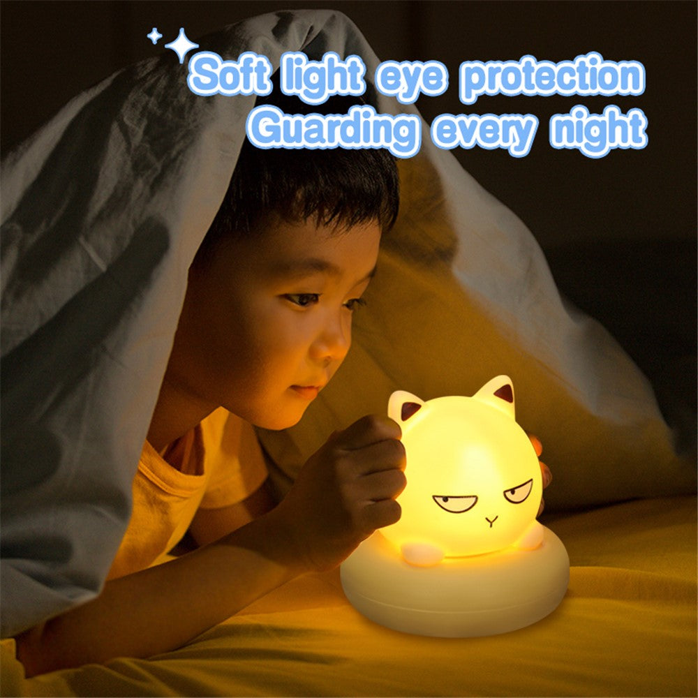 Cute Shape Silicone Touch Night Lamp Bedside Lamp Bedroom Decoration LED Light Home Decor