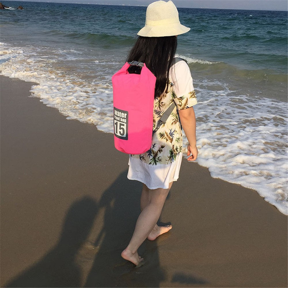 30L Outdoor Waterproof Dry Bag Bucket Kayaking Rafting Beach Backpack