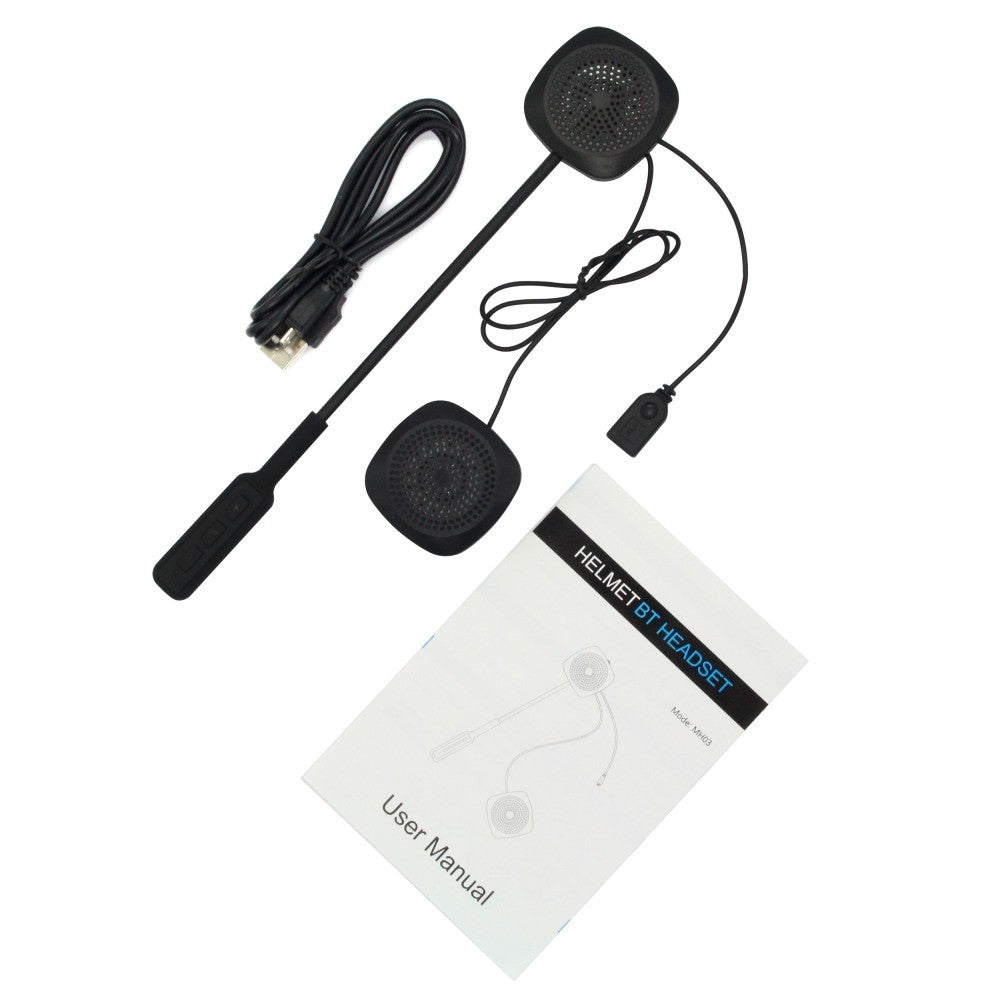 Motorrad Helm Bluetooth Headset – Kabelloser Kopfhörer mit Mikrofon