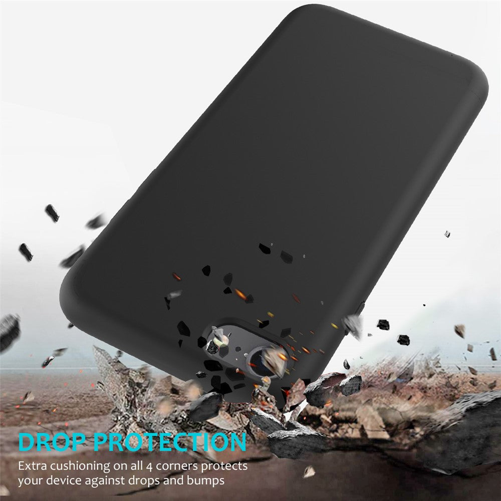 Edge Wrapped Liquid Silicone Phone Protection Case Cellphone Shell for iPhone 7/8/SE (2020)/SE (2022)