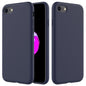 Edge Wrapped Liquid Silicone Phone Protection Case Cellphone Shell for iPhone 7/8/SE (2020)/SE (2022)