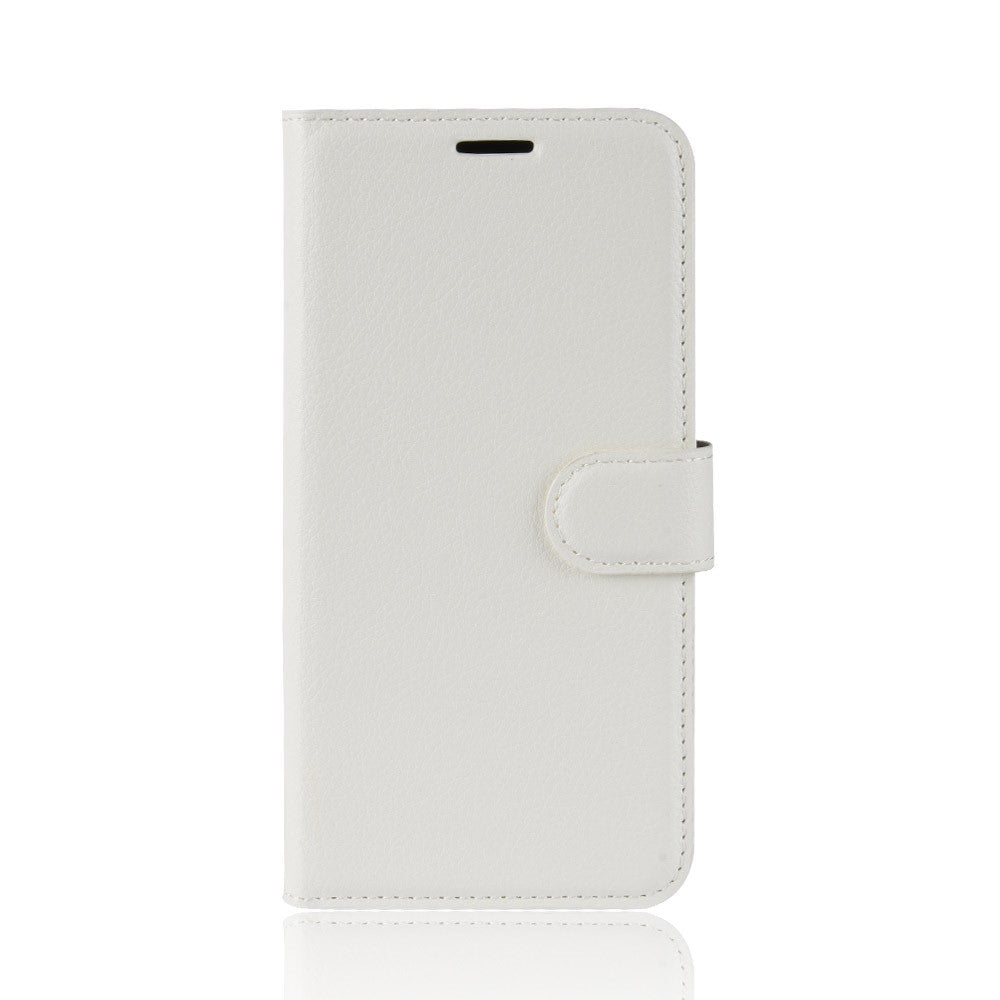 Litchi Skin Leather Wallet Stand Case for iPhone 11 6.1 inch (2019) with Soft TPU Inner Case