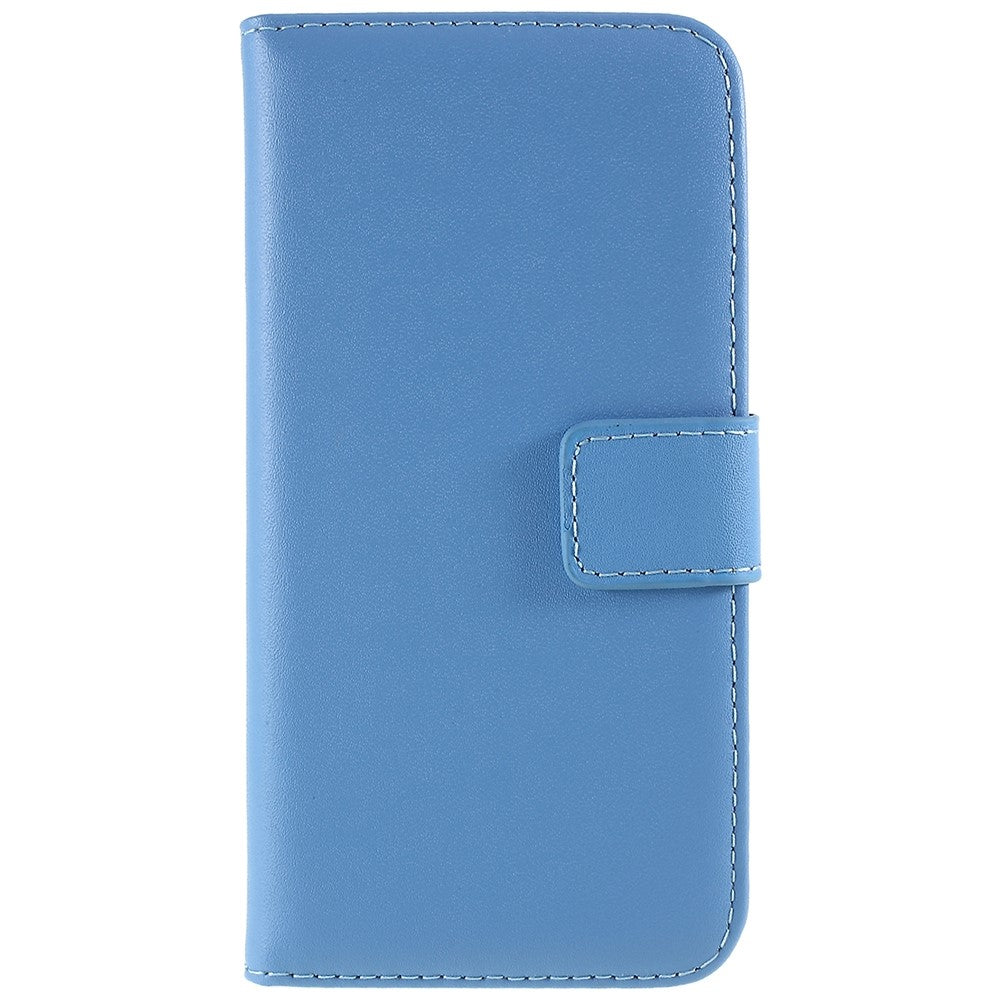 Stand Function Genuine Leather Wallet Flip Case with Secure Magnetic Closure for iPhone 8 / 7 / SE (2020) / SE (2022)