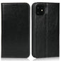 For iPhone 11 6.1 inch Crazy Horse Skin Genuine Leather Case Shockproof TPU Stand Wallet Flip Folio Cover