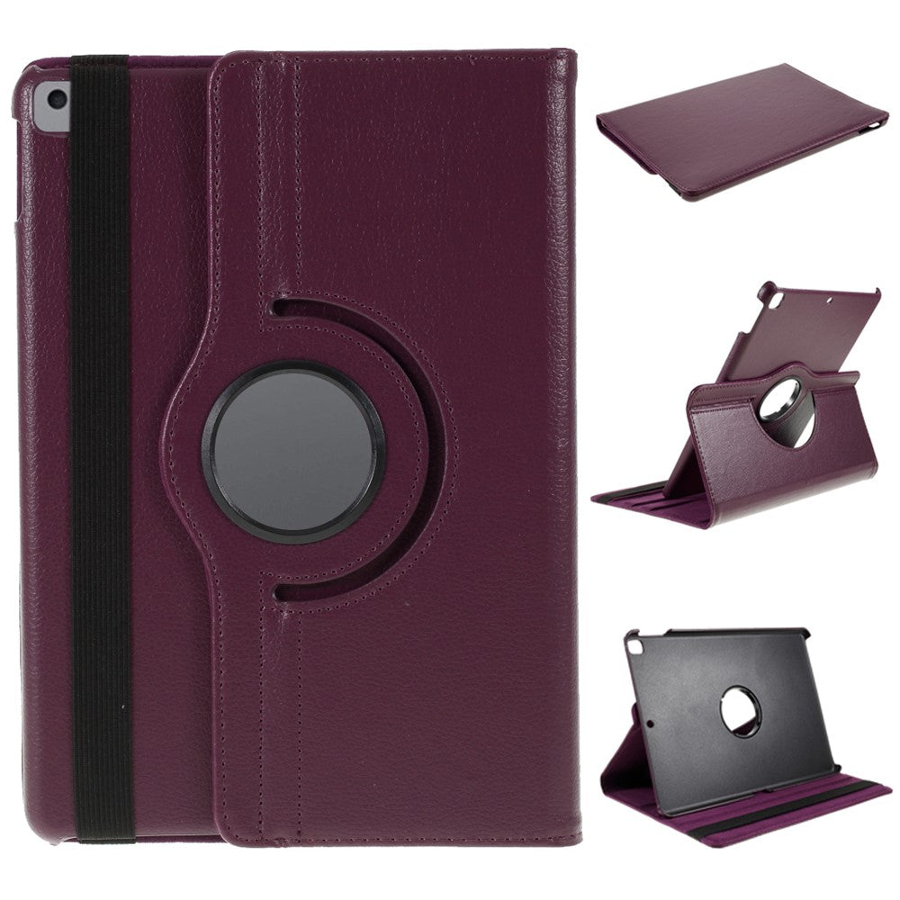 Leder Hülle für iPad 10.2" (2021/2020/2019) / Air 10.5" (2019) / Pro 10.5" (2017) mit Litschi-Struktur & 360° Standfunktion
