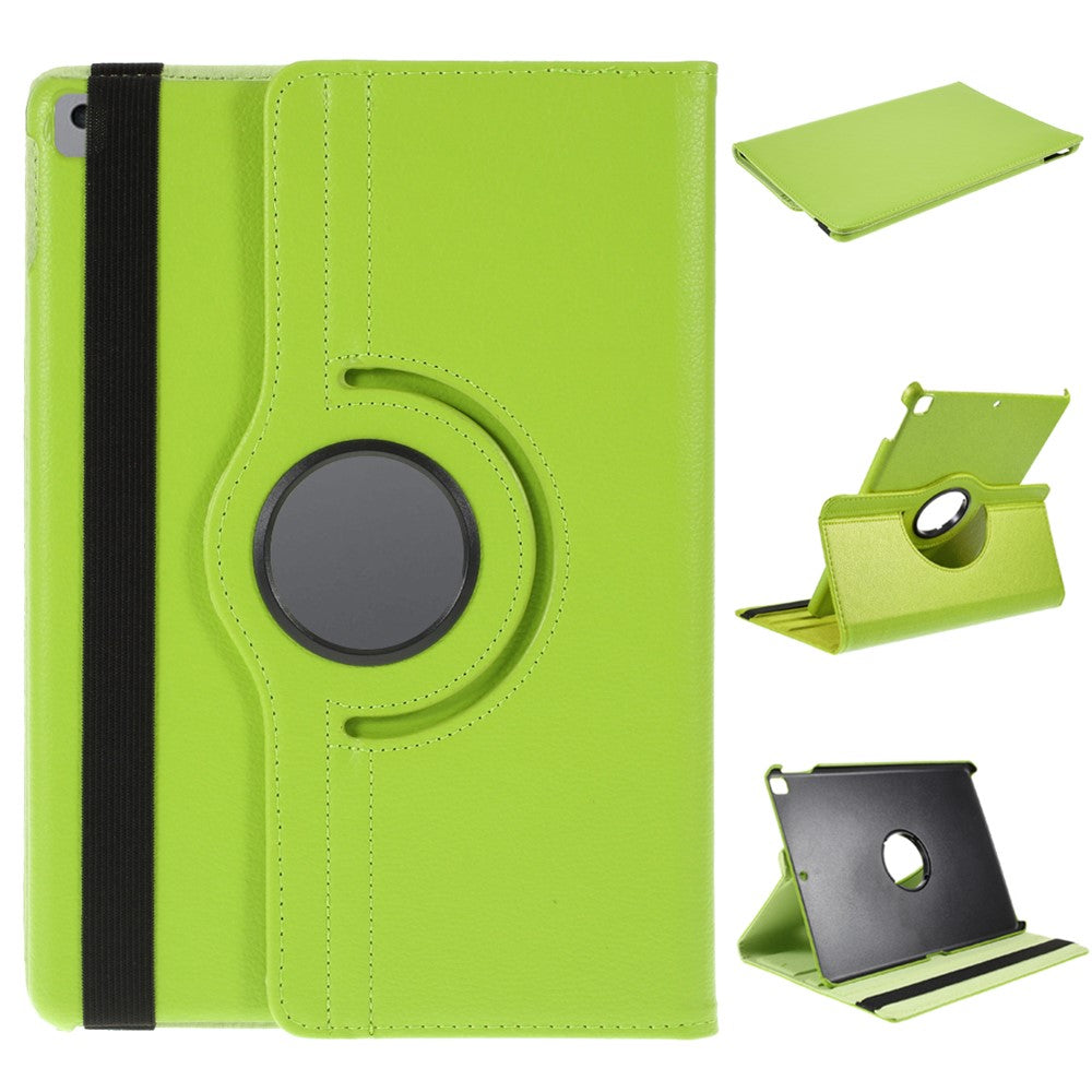Leder Hülle für iPad 10.2" (2021/2020/2019) / Air 10.5" (2019) / Pro 10.5" (2017) mit Litschi-Struktur & 360° Standfunktion