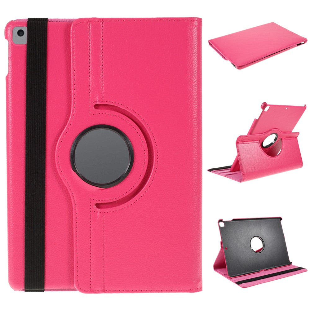 Leder Hülle für iPad 10.2" (2021/2020/2019) / Air 10.5" (2019) / Pro 10.5" (2017) mit Litschi-Struktur & 360° Standfunktion