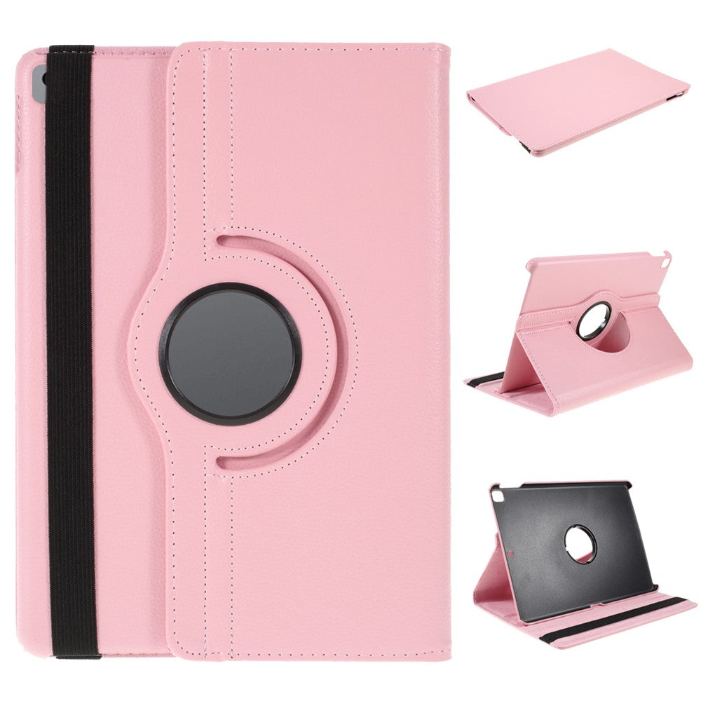 Leder Hülle für iPad 10.2" (2021/2020/2019) / Air 10.5" (2019) / Pro 10.5" (2017) mit Litschi-Struktur & 360° Standfunktion