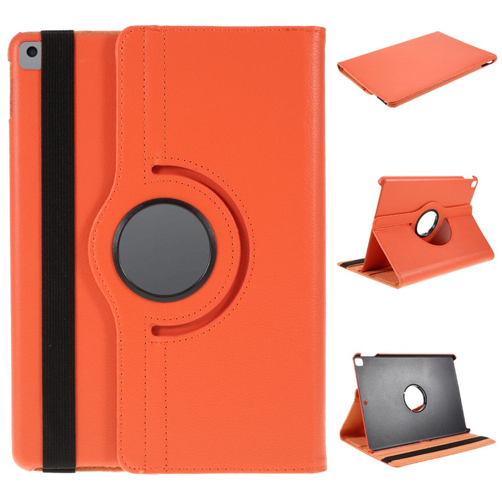 Leder Hülle für iPad 10.2" (2021/2020/2019) / Air 10.5" (2019) / Pro 10.5" (2017) mit Litschi-Struktur & 360° Standfunktion