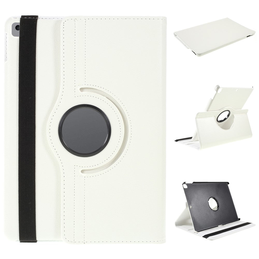 Leder Hülle für iPad 10.2" (2021/2020/2019) / Air 10.5" (2019) / Pro 10.5" (2017) mit Litschi-Struktur & 360° Standfunktion