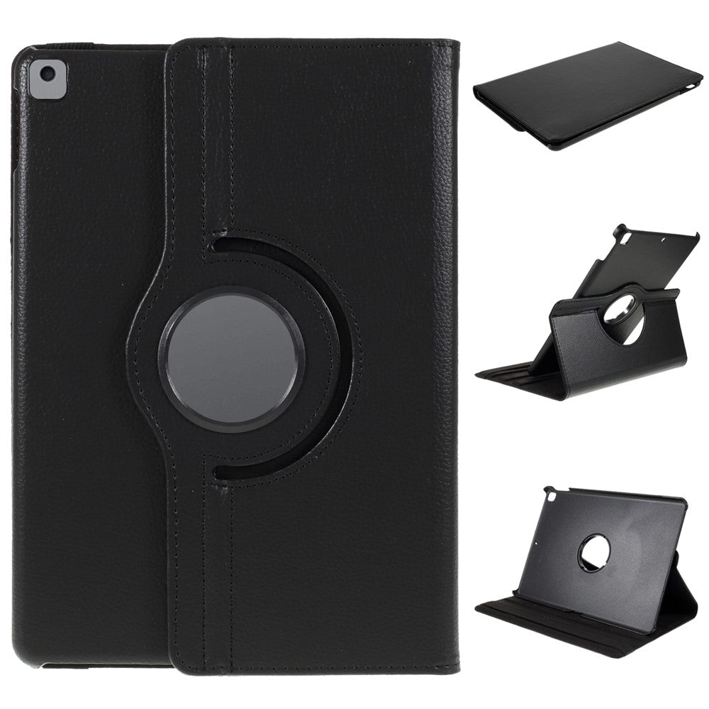 Leder Hülle für iPad 10.2" (2021/2020/2019) / Air 10.5" (2019) / Pro 10.5" (2017) mit Litschi-Struktur & 360° Standfunktion