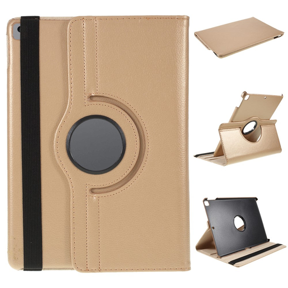 Leder Hülle für iPad 10.2" (2021/2020/2019) / Air 10.5" (2019) / Pro 10.5" (2017) mit Litschi-Struktur & 360° Standfunktion