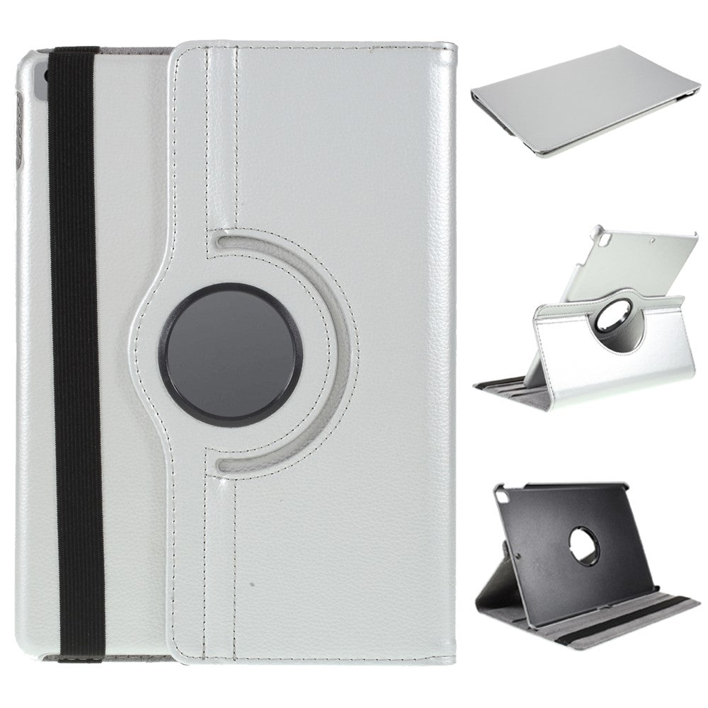 Leder Hülle für iPad 10.2" (2021/2020/2019) / Air 10.5" (2019) / Pro 10.5" (2017) mit Litschi-Struktur & 360° Standfunktion