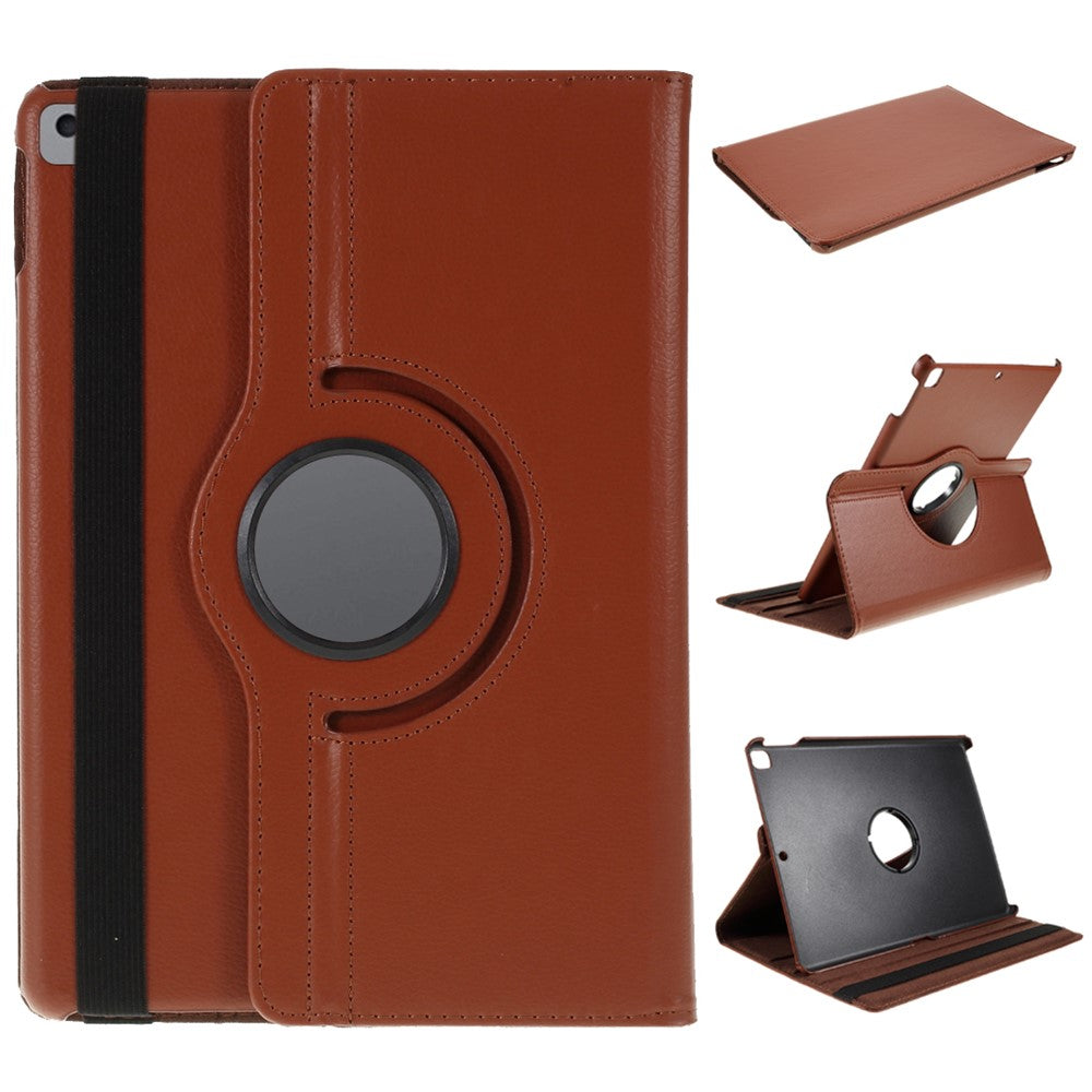 Leder Hülle für iPad 10.2" (2021/2020/2019) / Air 10.5" (2019) / Pro 10.5" (2017) mit Litschi-Struktur & 360° Standfunktion