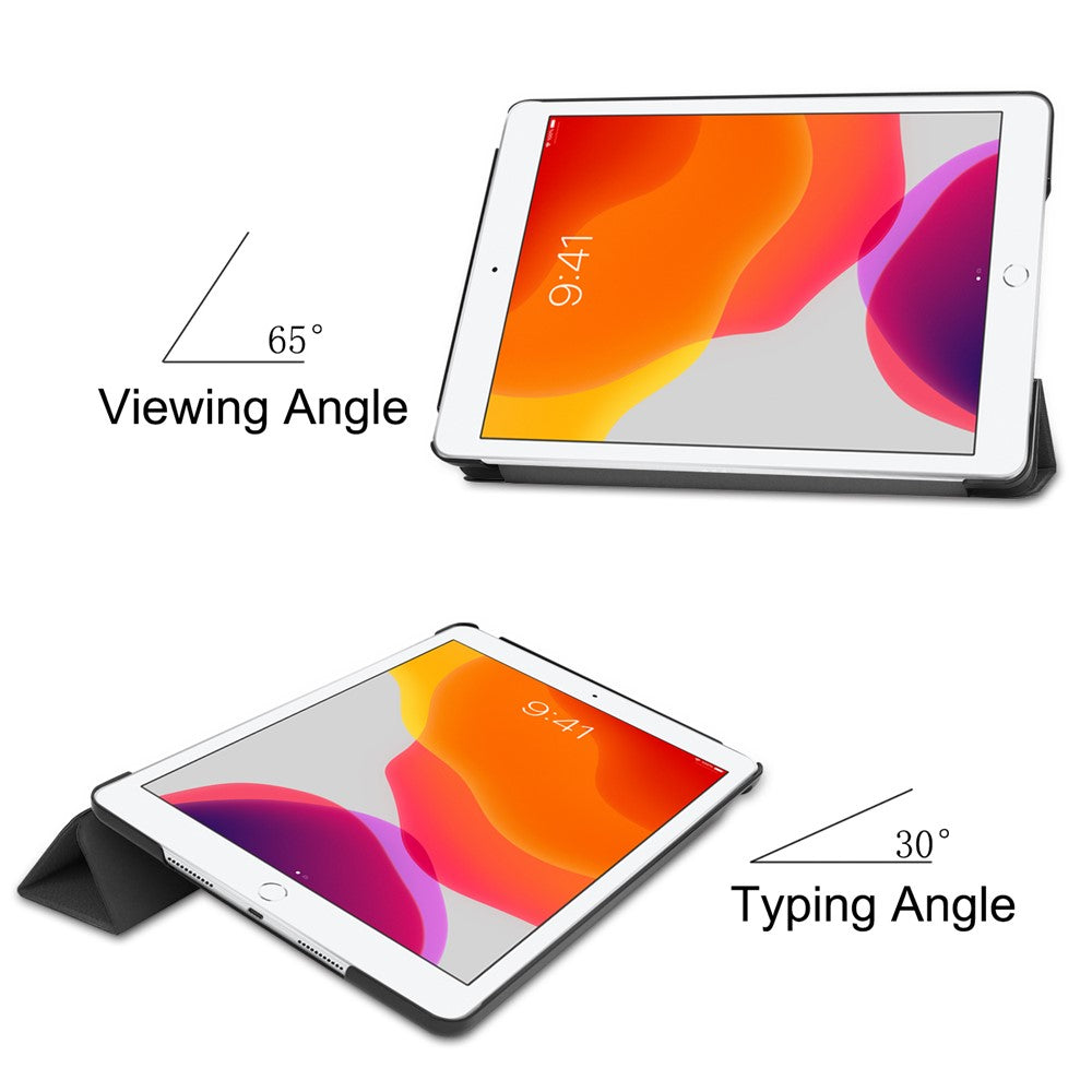 Tri-Fold Smart Case für iPad 10.2 (2021/2020/2019) - PU Leder Schutzhülle mit Aufwach-/Schlaffunktion