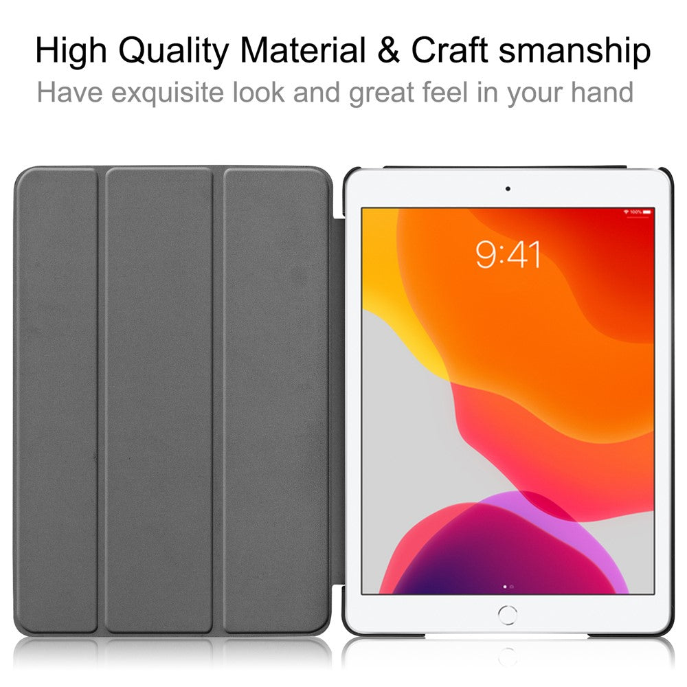 Tri-Fold Smart Case für iPad 10.2 (2021/2020/2019) - PU Leder Schutzhülle mit Aufwach-/Schlaffunktion