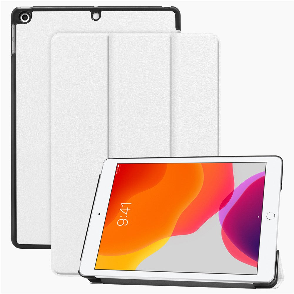 Tri-Fold Smart Case für iPad 10.2 (2021/2020/2019) - PU Leder Schutzhülle mit Aufwach-/Schlaffunktion