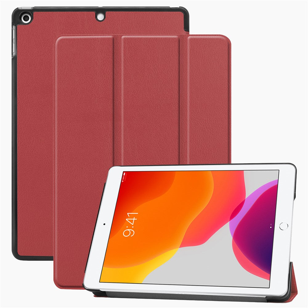 Tri-Fold Smart Case für iPad 10.2 (2021/2020/2019) - PU Leder Schutzhülle mit Aufwach-/Schlaffunktion