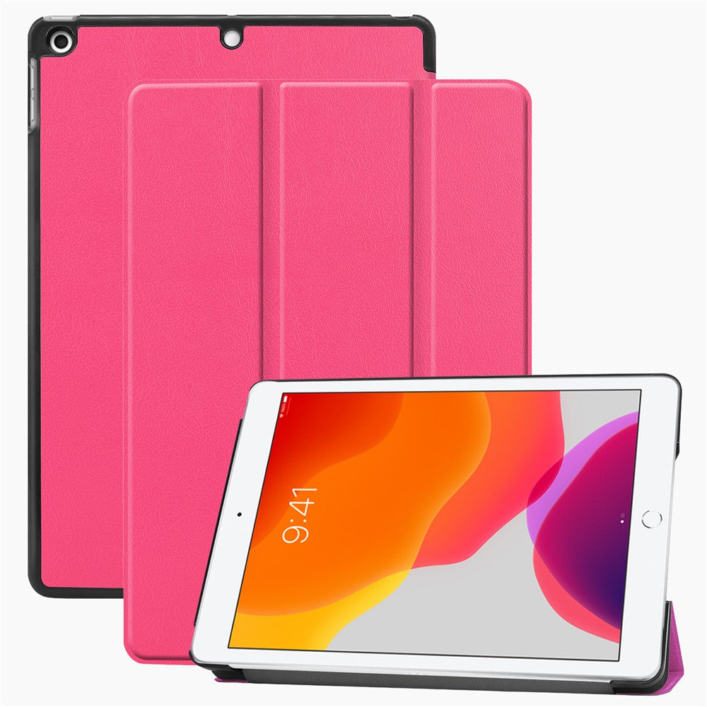 Tri-Fold Smart Case für iPad 10.2 (2021/2020/2019) - PU Leder Schutzhülle mit Aufwach-/Schlaffunktion