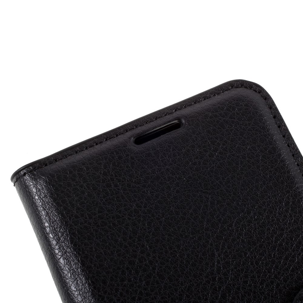 Litchi Surface Shell Leather Case with Stand for iPhone 12 Pro / 12 Mobile Phone Accessories